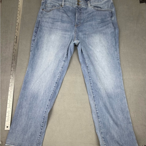 Lane Bryant Denim - Lane Bryant Light Blue Straight Leg Jeans